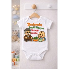 PremiumPort Komik Bebek Body Seti 2'li, Eğlenceli ve Renkli Bebek Giyim Seti