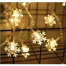 Kar Tanesi Pilli LED Gün Işığı 5m Midastech