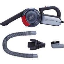 Dora Shopping + Decker PV1200AV 12V/12.5 Watt Araç Süpürgesi, 440 ml Toz Haznesi, 360 mm Emiş Gücü