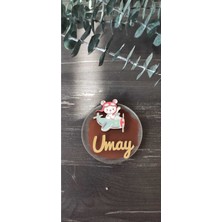 PremiumPort Ayı Figürlü Pleksi Magnet 10'lu Set, Eğlenceli ve Renkli Dekorasyon Malzemesi