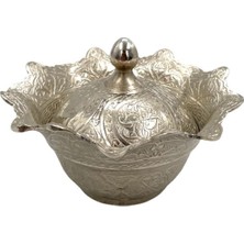 Özbience Şık Yuvarlak Döküm Şekerlik, Zarif ve Dayanıklı Tasarım