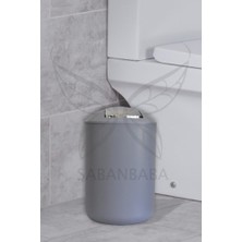 Dora Shopping Gri, Çöp Kovası 6.4 Litre - Brasil Model