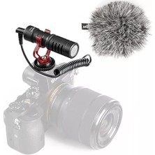 Dora Shopping Telefon Makinesi Kamera Uyumlu Universal Video Mikrofonu Iç Dış Mekan Kullanıma Uygun Youtuber Twich