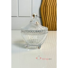 Özbience Şekerlik ve Sunumluk, Ayaklı, Kapaklı, 10X14 Cm, Şık ve Kullanışlı Tasarım