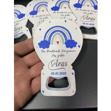 PremiumPort 10 Adet Erkek Bebek Magnetleri, Doğum Günü ve Yeni Doğan Hediyesi