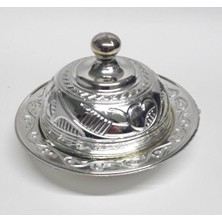 Özbience 12 Adet Gümüş Renk Plastik Lokumluk Seti, Şık ve Kullanışlı Tasarım