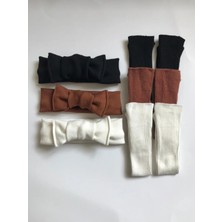 PremiumPort Renkli 3'lü Bebek ve Çocuk Bandana Çorap Seti, Şık ve Rahat Tasarım