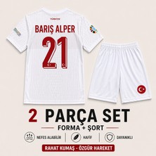Andream Barış Alper Yılmaz Türkiye Milli Takım  Çocuk Futbol Forması Forma Şort 2 Parça