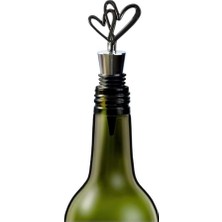 Dora Shopping Çift Kalpli Yeniden Kullanılabilir Dekoratif Yağ Içecek Şarap Şişesi Tıpası