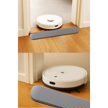 Özbience 3cm x 85CM Gri Robot Süpürge Kapı Eşik Rampası, Şık ve Kullanışlı