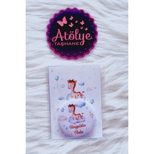 PremiumPort 25 Adet Metal Bebek Magnet Açacak, Kartlı ve Jelatinli, 58 mm Büyüleyici Hediyelik