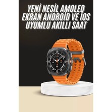 Fta Ticaret Akıllı Saat Unısex Zarif Görünümlü Titanyum Kasa Amoled Ekran Müzik Dinleme