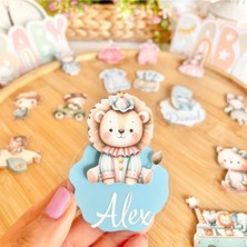 PremiumPort Yeni Doğan Magnet 1 Yaş 10'lu Set, Sevimli ve Renkli Bebek Magnetleri