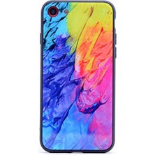 Dora Shopping 3857 iPhone 7 ile Uyumlu Kılıf, Ebruli Kapak, No7