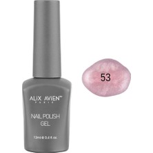 Dora Shopping Işıltılı Açık Pembe Kalıcı Oje 53-Yoğun Renk Veren Jel Oje 12 Ml-Nail Uv Gel Polish 53