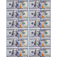 Dora Shopping 100 Dolar Banknot Temalı Yenilebilir Resimli Pasta Kurabiye Üstü Gofret Plaka Baskısı