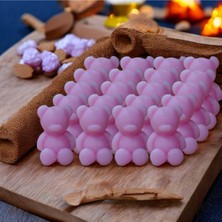 PremiumPort 20 Adet Ayıcık Mum Seti, Kına, Söz, Nişan, Nikah, Düğün, Babyshower Hediyesi