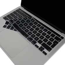 Dora Shopping MacBook Türkçe Q Klavye Koruyucu Silikon – Uk Iso Enter – Touch Bar Uyumlu – 13 Inç A2251 A2289 A233