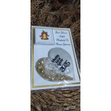 PremiumPort Yılbaşı Temalı Magnet ve Madlen Çikolata Seti, Özel Kartlı, 4'lü