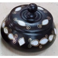 Özbience El Işçiliği Sedef Kakmalı Şekerlik, Mutfak ve Hediye Için Ideal Şıklık