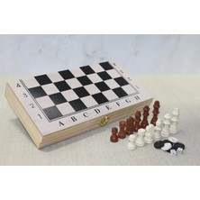 Özbience Ahşap Satranç ve Tavla Seti, Zarif ve Eğlenceli Oyunlar Için Mükemmel Seçim