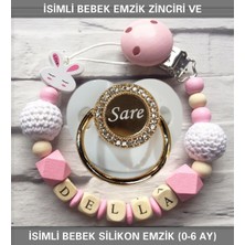 PremiumPort Renkli Emzik Zinciri ve Silikon Emzik Takımı, Güvenli ve Şık Tasarım