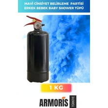 PremiumPort Mavi Erkek Bebek Partisi Belirleme Tüpü, 1 Kg, Yazısız, Ambalajlı