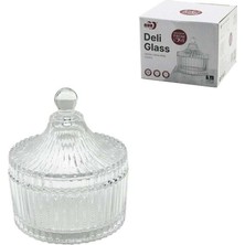 Özbience Büyük Cam Şekerlik, Şık ve Dayanıklı Tasarım, Ev ve Ofis Için Ideal