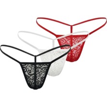 Çamaşır Kenti Secret Kadın 3'lü Dantelli G - String BC0060