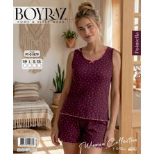Çamaşır Kenti Boyraz PT-01879 Kadın Pointella Şortlu Takım