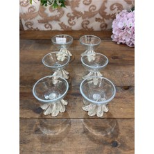 Özbience 6'lı Büyük Gümüş Lokumluk Seti, Şık ve Zarif Sunumlar Için