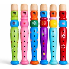 Özbience Renkli Ahşap Flüt, Çocuklar ve Yetişkinler Için Müzik Aleti