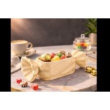 Özbience Renkli Dekoratif Şeker Kutusu, Bayram ve Özel Günler Için Şık Saklama