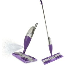Özbience Pratik Mikrofiber Mandallı Sprey Mop, 360° Dönebilen ve Yıkanabilir Başlık