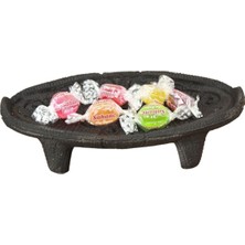 Özbience Siyah Renk Şekerlik ve Sunumluk Dekoratif Tabak Model 7