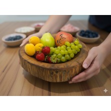 Özbience El Yapımı Ahşap Büyük Kase, Salata, Çerezlik ve Şekerlik Için Mükemmel Seçim