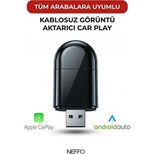 Neffo Kablosuz Auto & Apple Carplay Dönüştürücü 2,3 kW - 3,7 kW Güç ile Kolay Kurulum