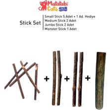 Matatabi Cats Stick Paketi Doğal Kedi Çiğneme Çubuğu, Kedi Oyuncağı 10 Stick