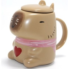 Luord-Store 3D Capybara Tasarımı Porselen Kupa Bardak ALK4510