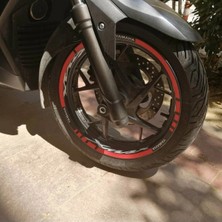 Motosiklet Jant Şeridi Xmax Jant Şerit Sağ-Sol/ön-Arkasticker Modeli