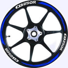 Motosiklet Jant Şeridi CB250R Uyumlu Mavi Sağ-Sol/ön-Arka