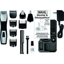 Wahl Groomsman  9855-1216 Pro Şarjlı Saç Sakal Bıyık Düzeltme Makinesi 60 dk Kullanım Süresi ile Kablosuz