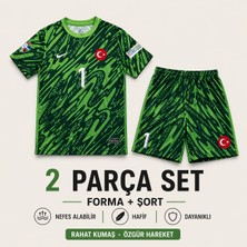 Andream Mert Günok Türkiye Milli Takım  Çocuk Futbol Forması Forma Şort 2 Parça
