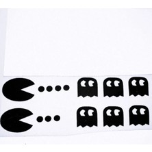 Pac Man Oto  Sticker 25*4 cm
