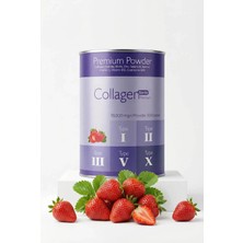 Collagen Forte Platinum Premium Powder (Toz) 5 Tip Kolajen 10.000 mg x 30 Şase, Orman Meyveli Aroma