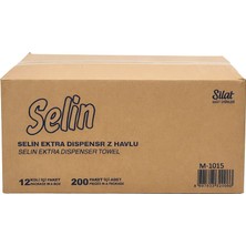 Selin Z Katlı Dispenser Havlu 12 x 200 Lü