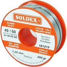 Luord-Store 40-60 Lehim Teli 200 gr 1.6 Mm- Sn:40 / Pb:60