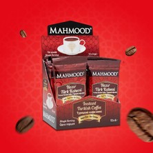 Mahmood Coffee Sade Hazır Türk Kahvesi 12 Adet x 6 gr Türkiye Menşeli Lezzetli Kahve
