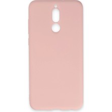 LTG Nova Mate 10 Lite Kılıf Nano Içi Kadife - Pudra