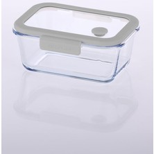 Dora Shopping Glace Vakumlu Saklama Kabı 800 ml Gri